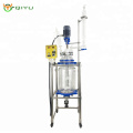 Industrial 10L 50L Adding Reflux Device Condenser Industrial Continuous Stirred Tank Reactor Jacketed
